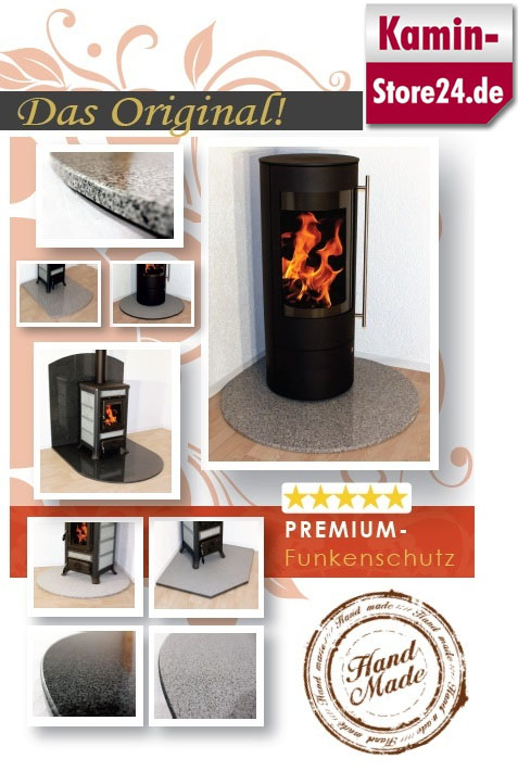 Funkenschutzplatte Granitbodenplatte Kaminbodenplatte Stein Granit